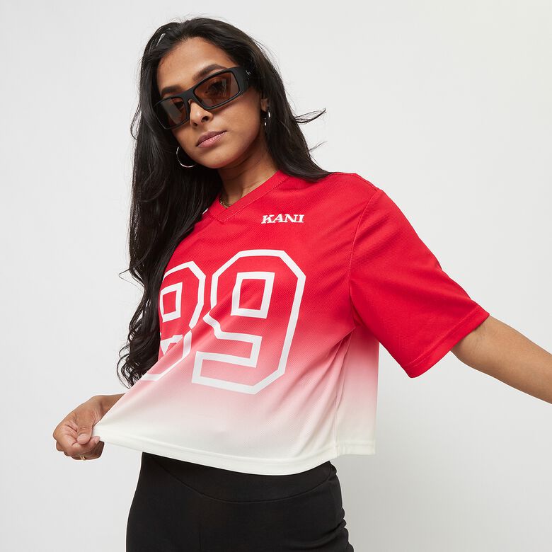 Maglia corta con sfumatura retrò