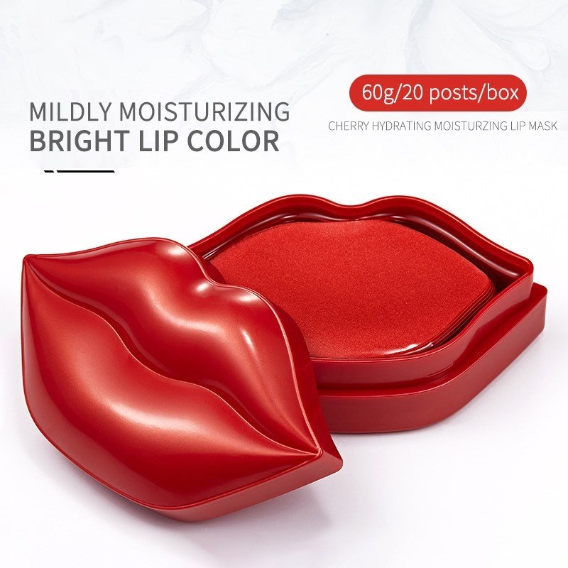 20 pezzi Maschera labbra al collagene cristallino Labbra carnose Gel Cura personale Idratante Labbra Sbiancanti A Smacker Patch in gel antirughe Cura della pelle TSLM1