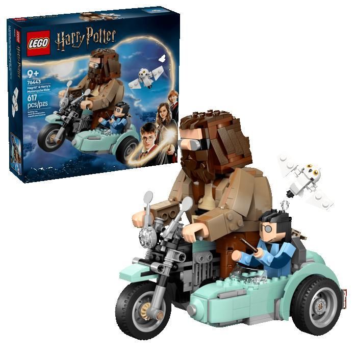 LEGO Harry Potter 76443 La balade en moto de Hagrid™ et Harry Cadeaux Jouets Objets de collection 9+