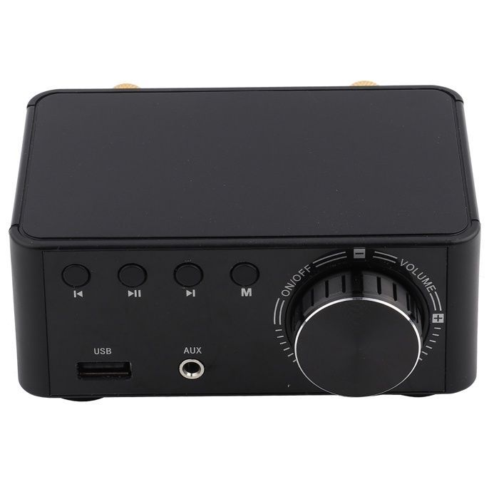 SALALIS Scheda amplificatore digitale, scheda amplificatore audio digitale HIFI Bluetooth 5.0, lettore di componenti elettronici, nero