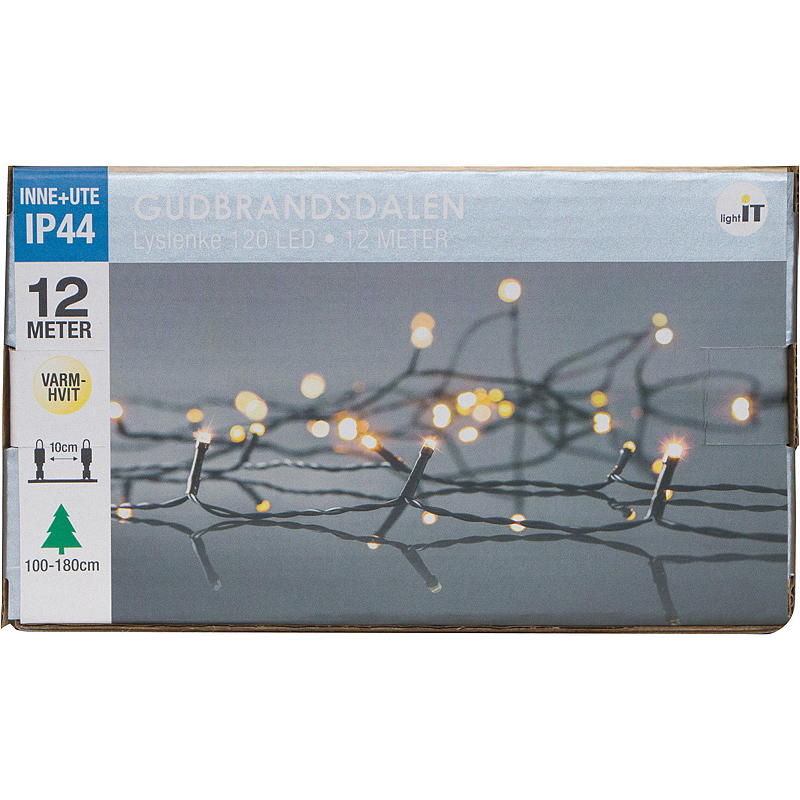 Hem Ljusslinga 100 LED 10 m, varmvit, Gudbrandsdalen