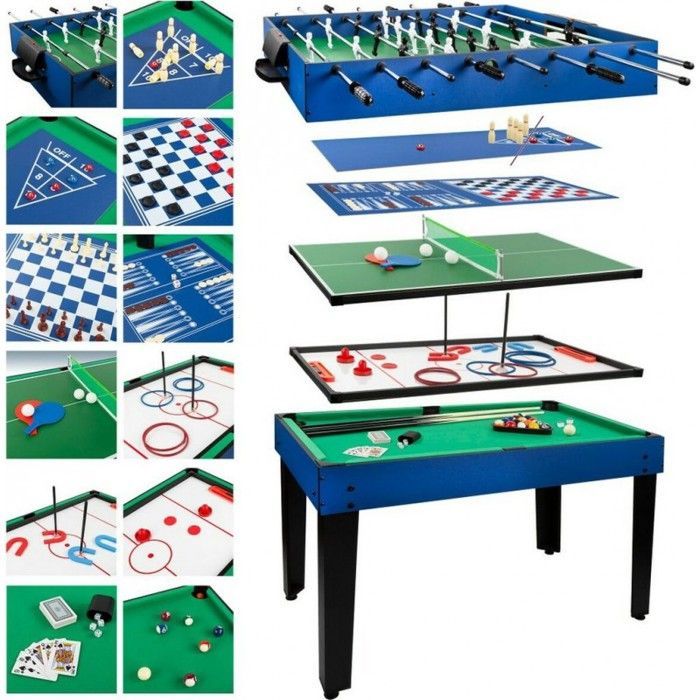 Table Multi-jeux - NC - Colorbaby - 12 En 1 - 107 x 83,5 x 61 cm - Pour enfants à partir de 3 ans