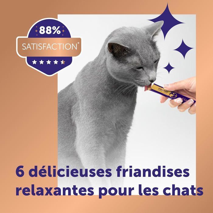 Kattensnoepjes - YUMI MAZAO - Happy Snack van FELIWAY - Kipsmaak - Verzachtend - 6 stuks