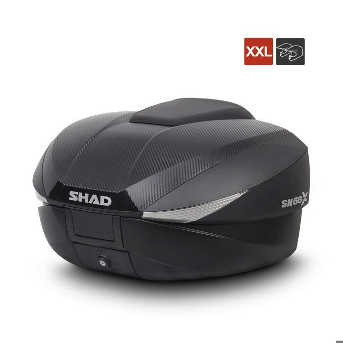 Top Case - Shad - SH58X Carbon - 46-58L - Smart Lock - Universal