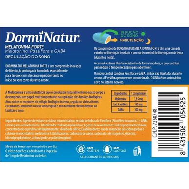 DormiNatur Doplněk stravy pro regulaci spánku, 30 tablet.