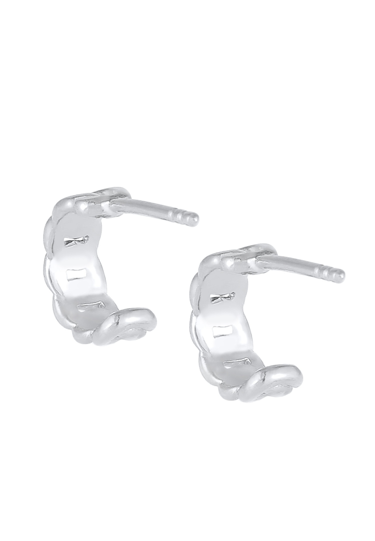 Elli Mini créole pour dames en 925/1000 argent massif
