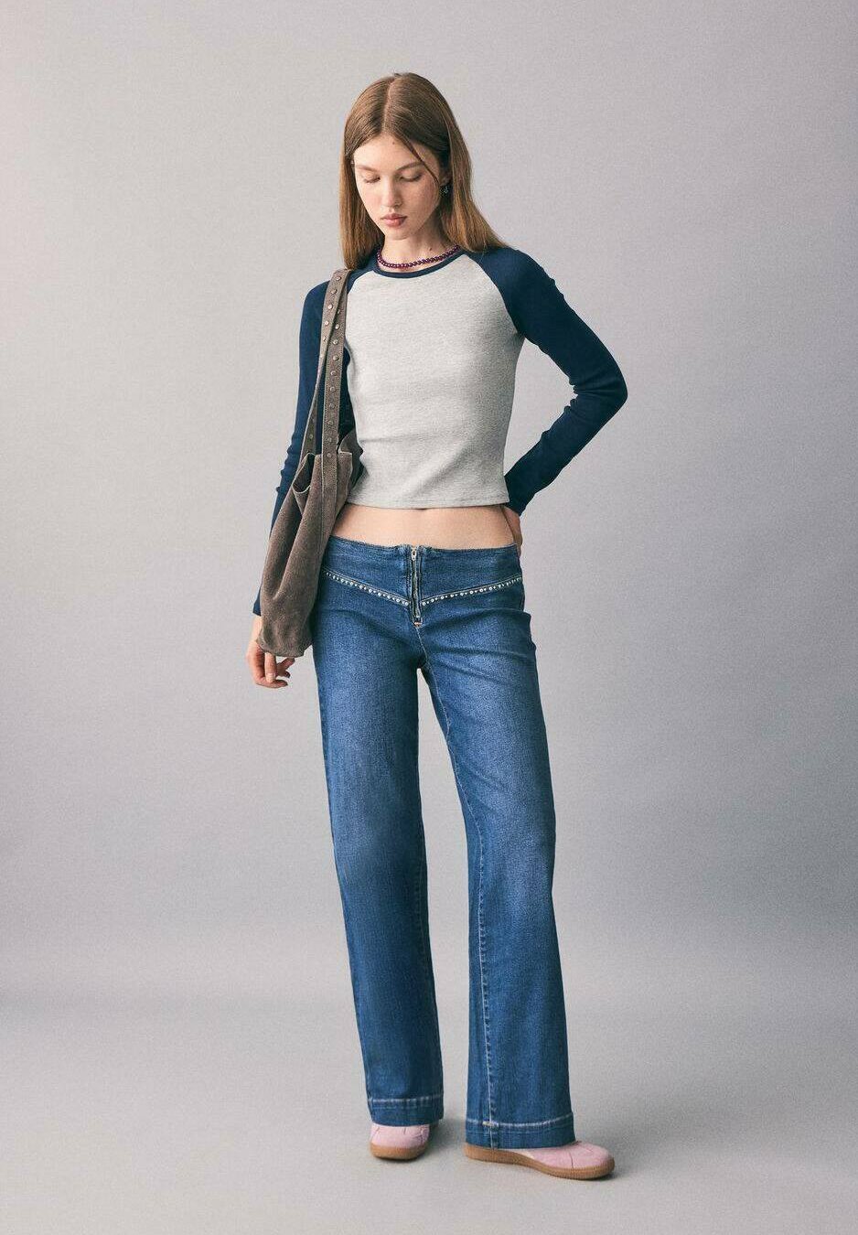Mango Kids TEEN - Jeansy o swobodnym kroju - tmavě modrá