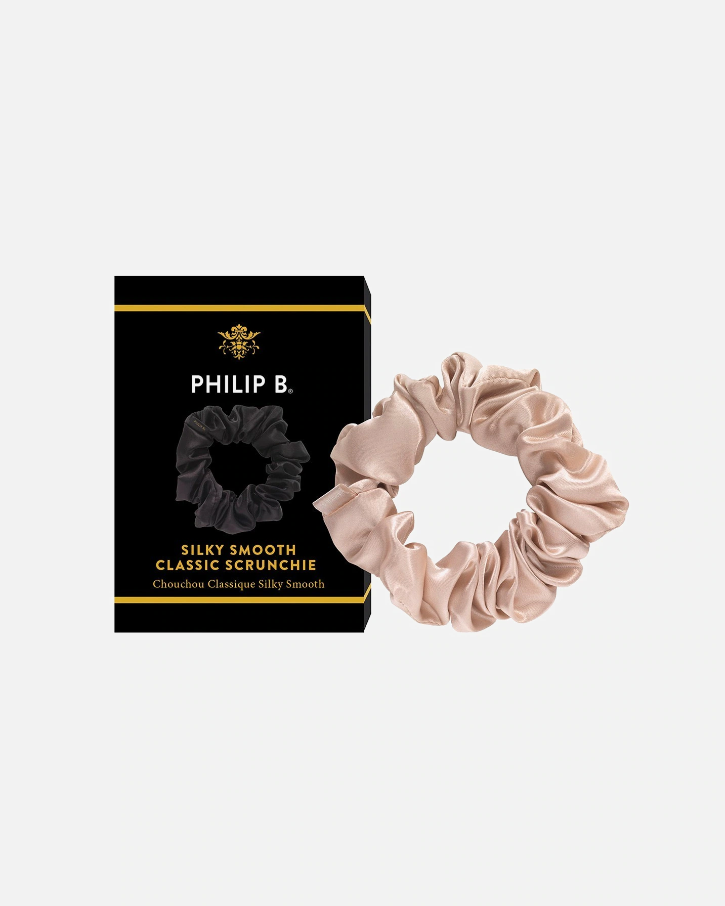 Philip B. Classic Champagne Scrunchie