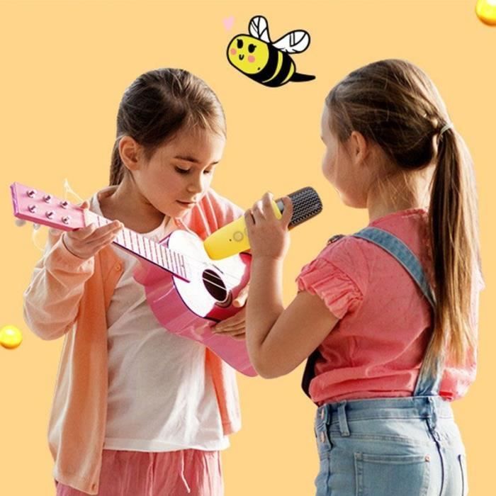 Kit Karaoke / Altoparlante Bluetooth e microfono wireless - CGV - MAYA, effetti vocali magici, autonomia della batteria di 8 ore, ricarica USB