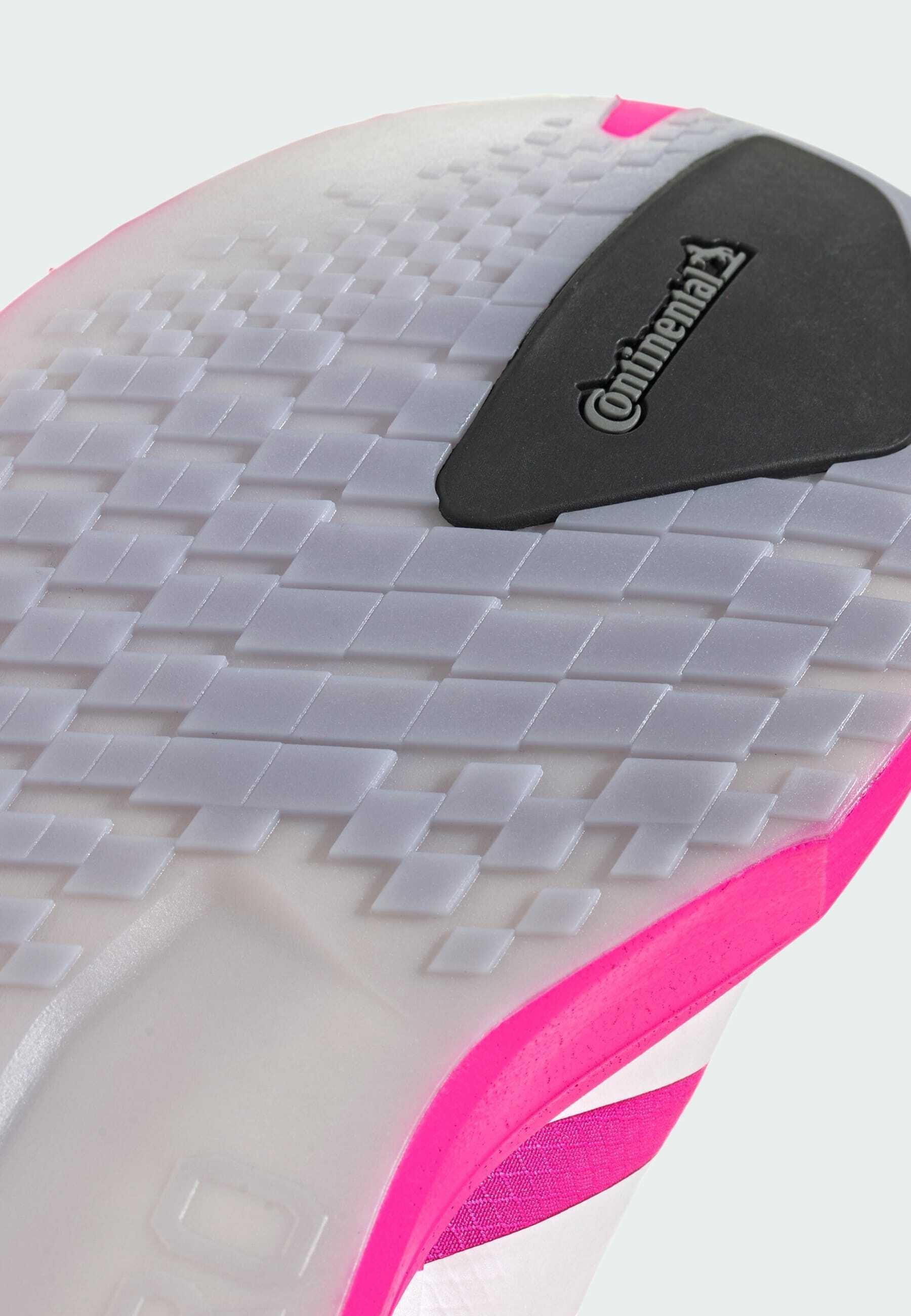 adidas Performance ADIZERO ADIOS 9 - Chaussures de running sur route - rose fuchsia, argent métallisé et violet