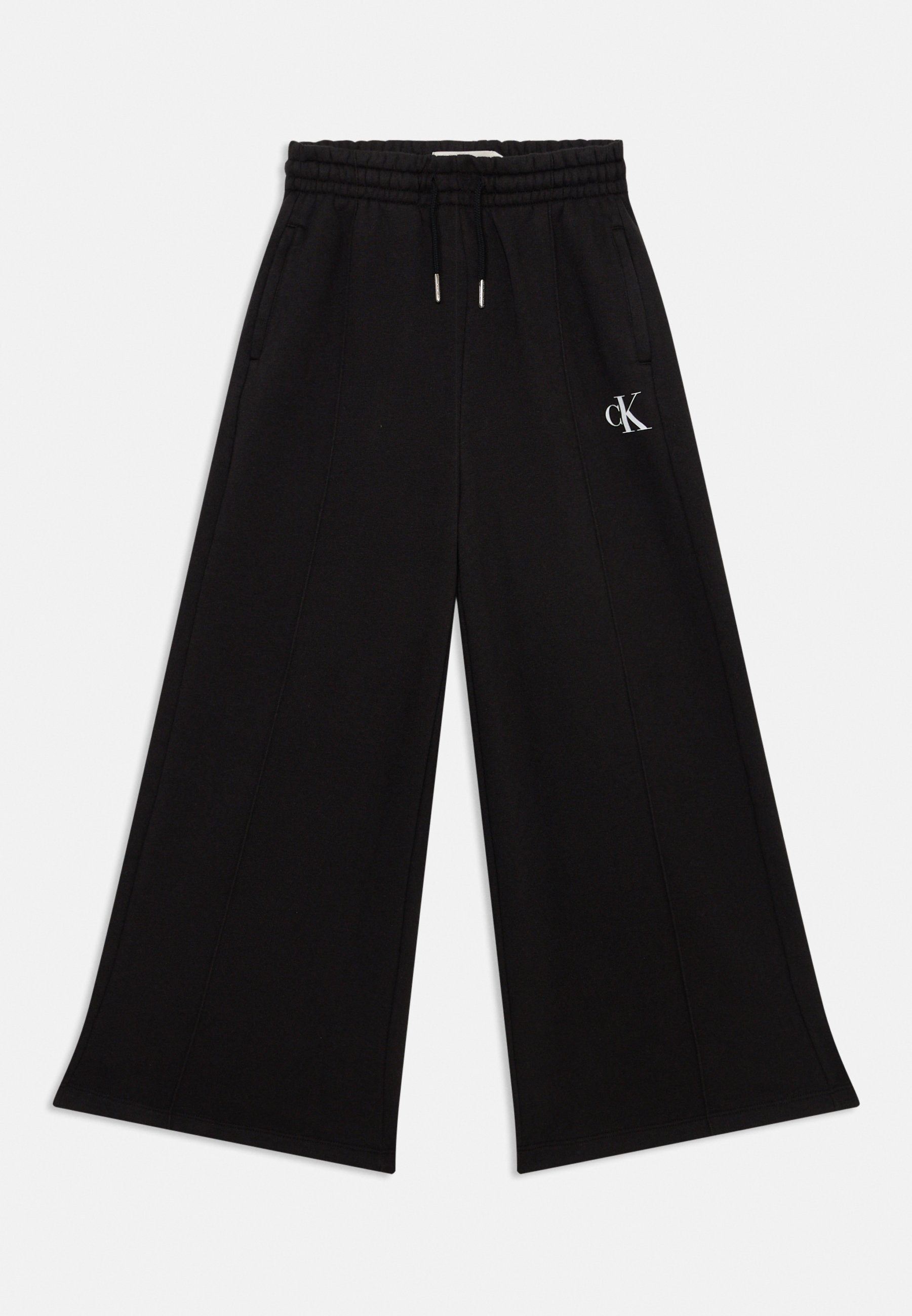 Calvin Klein Jeans LOGO WIDE LEG - Trainingsbroek - zwart