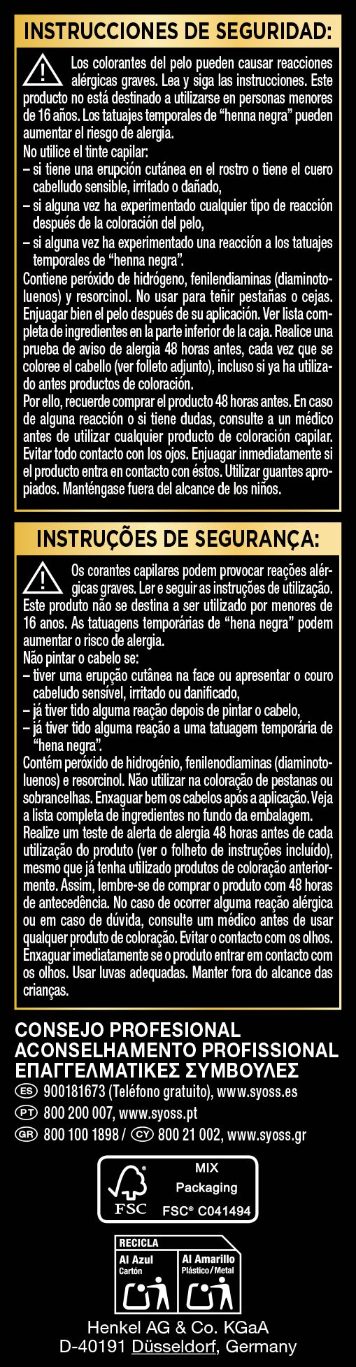 Oleo Intense Dye Foje za kosu