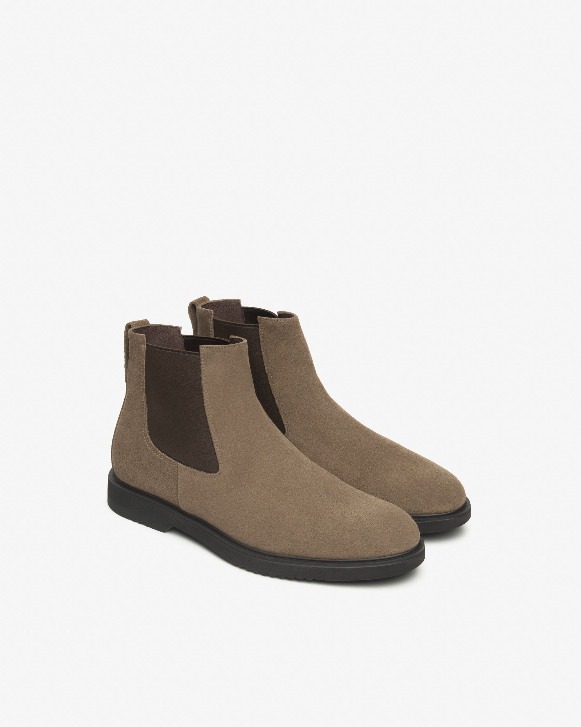  Bottines Chelsea en daim pour hommes
