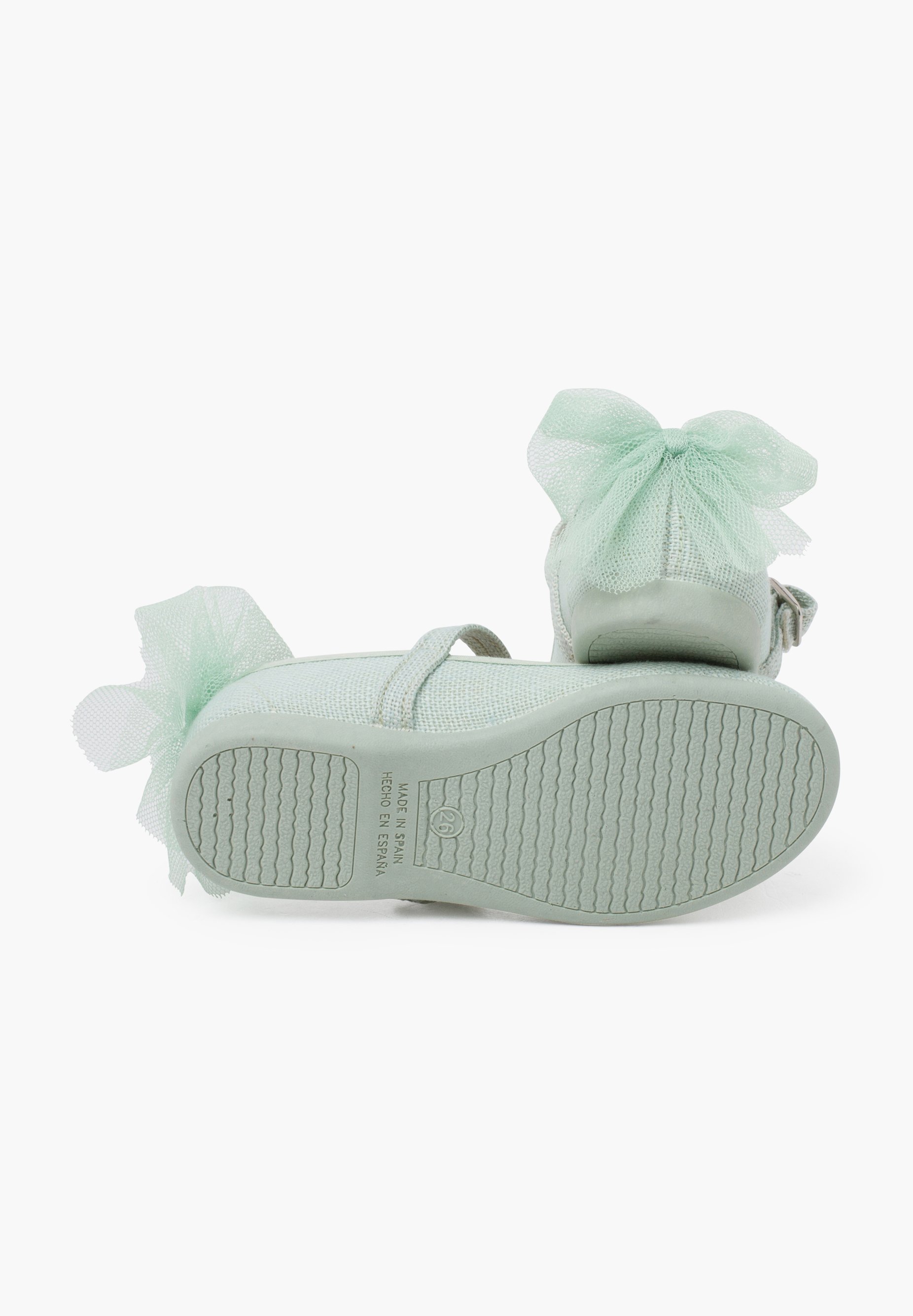 Pisamonas MERCEDITAS CEREMONIA - Ballerine con cinturino alla caviglia - menta