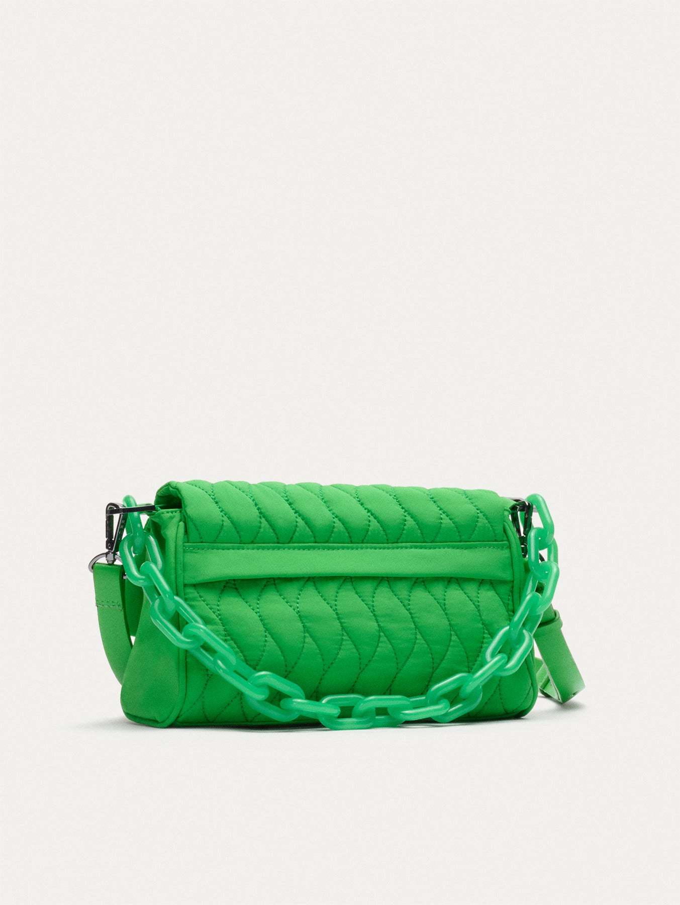BOLSO ACOLCHADO NYLON QUILT VERDE
