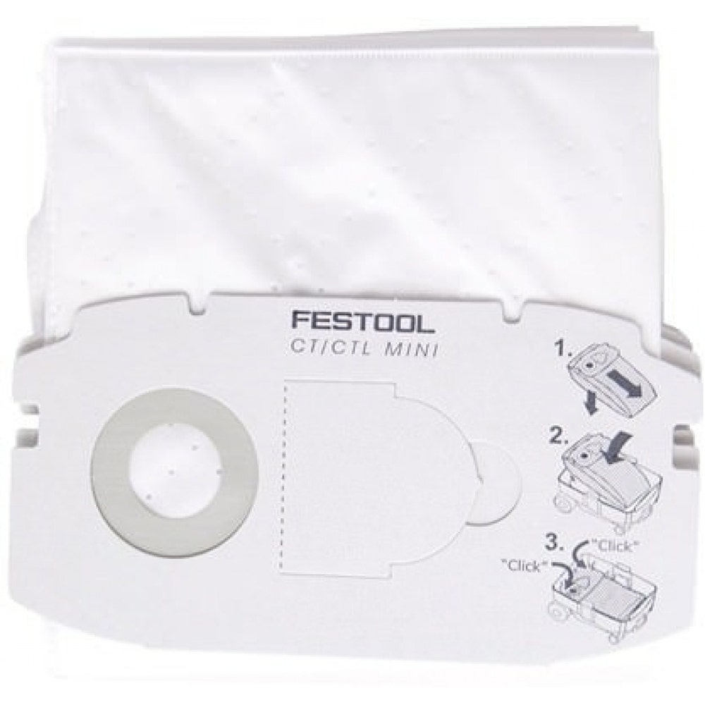 Sacos de filtro de substituição FESTOOL CT MINI 498410