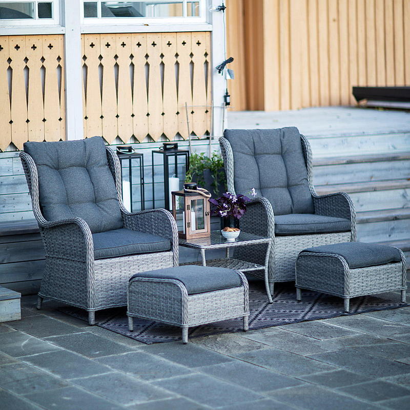 Hem Lounge Set Larkollen Grå