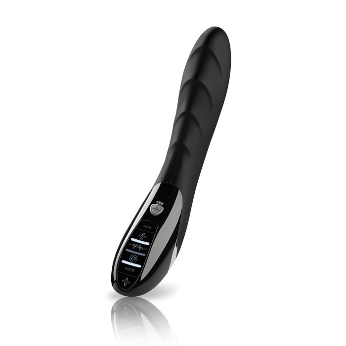 Mystim Sizzling Simon E-Stim Vibratorius czarno-czarn