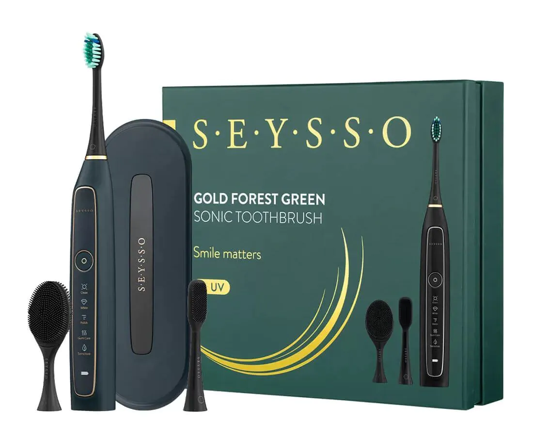Seysso Gold Szczoteczka Soniczna Forest Green Gold