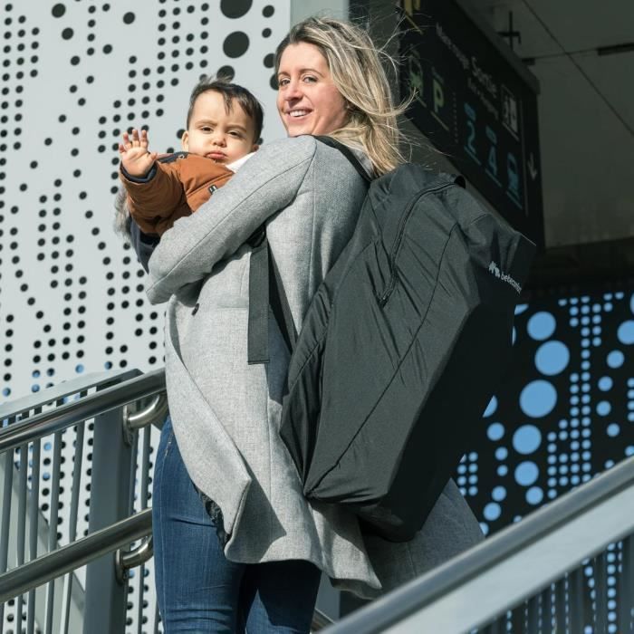 BEBECONFORT Poussette canne ultra compacte TEENY 3D,  4 roues, De la naissance à 4 ans environ (22kg), Tinted gray