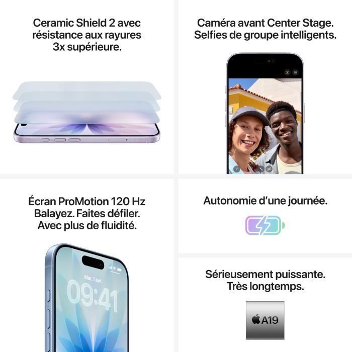 Apple iPhone 17 de 512 GB, color negro.