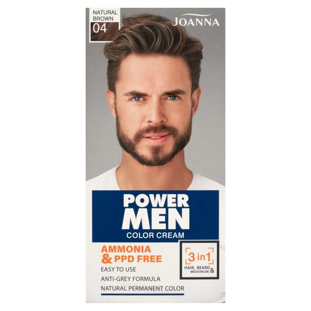 Joanna Power Man Color Farba do włosów 04 Natural Brown