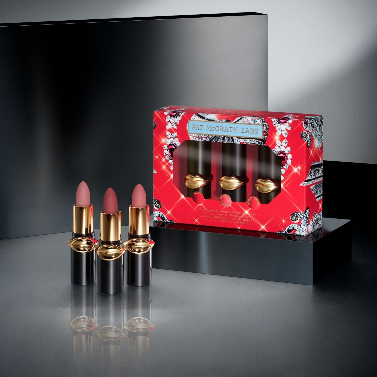 Pat McGrath Labs Lipstick Mini Mattetrance: Lipstick Trio - 3 g