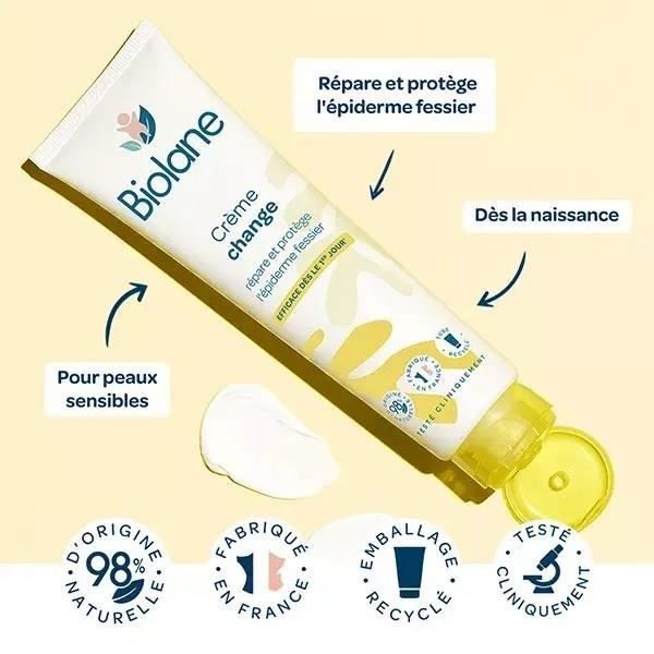 Biolane Crème Change Dermo-Pédiatrie 100ml
