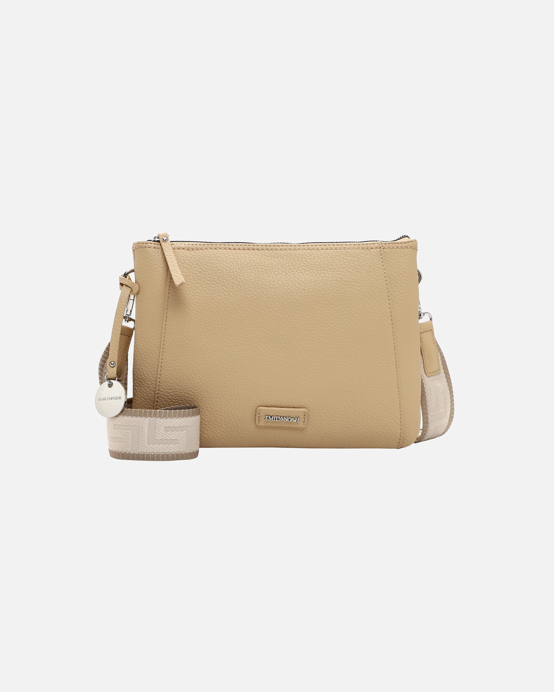 Sac bandoulière EMILY & NOAH E&N Enna - Sable