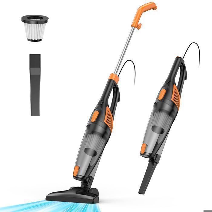 Aspirador de pó sem fio - Azmsary Turbo V9 - 600W - 22 kPa - 2 em 1 (cabo de 6m)