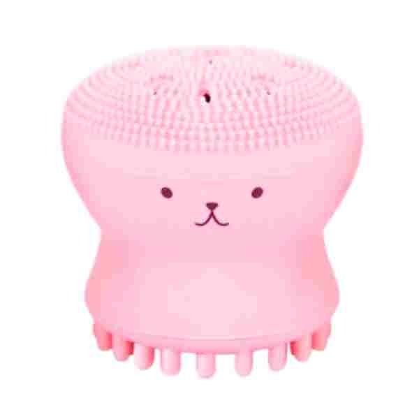 LUVYAH Cosmetics Čistiaca kefka s chobotnicou ružová