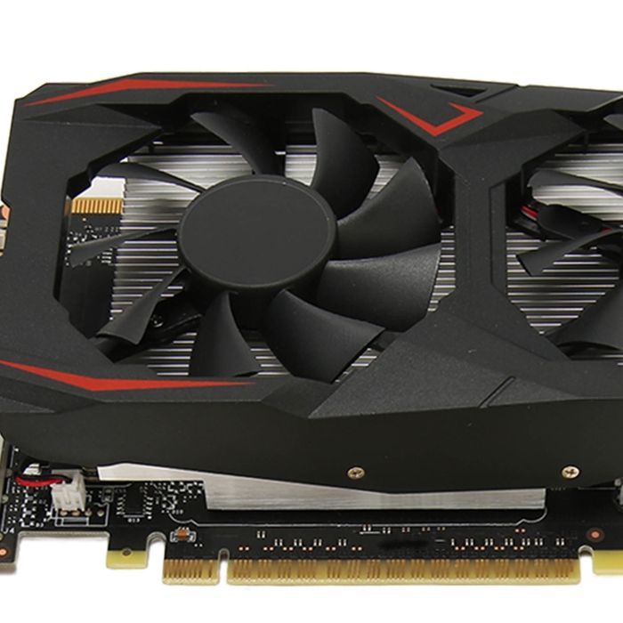 Tarjeta gráfica Qiilu GTX 1050 Ti de 4 GB GDDR5 de 128 bits para juegos de PC de escritorio: rápida y con doble ventilador.