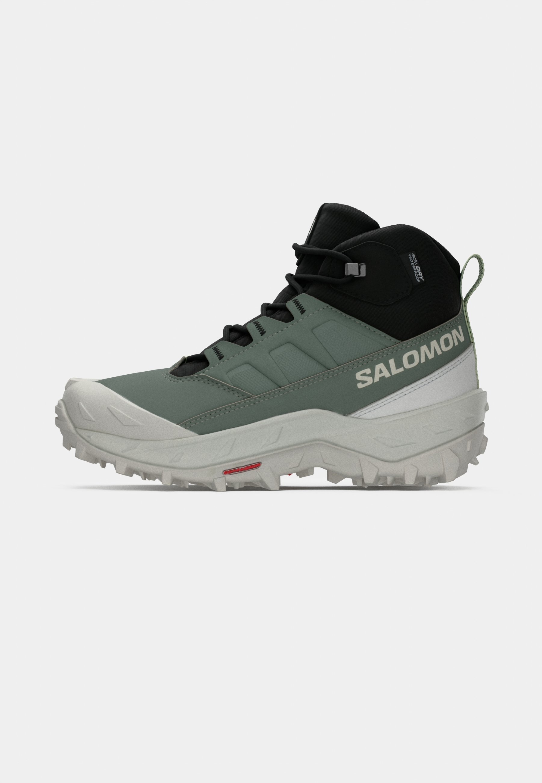 Salomon CROSSTRAK WP - Wandelschoenen - agavegroen/zwart/kanariegeel