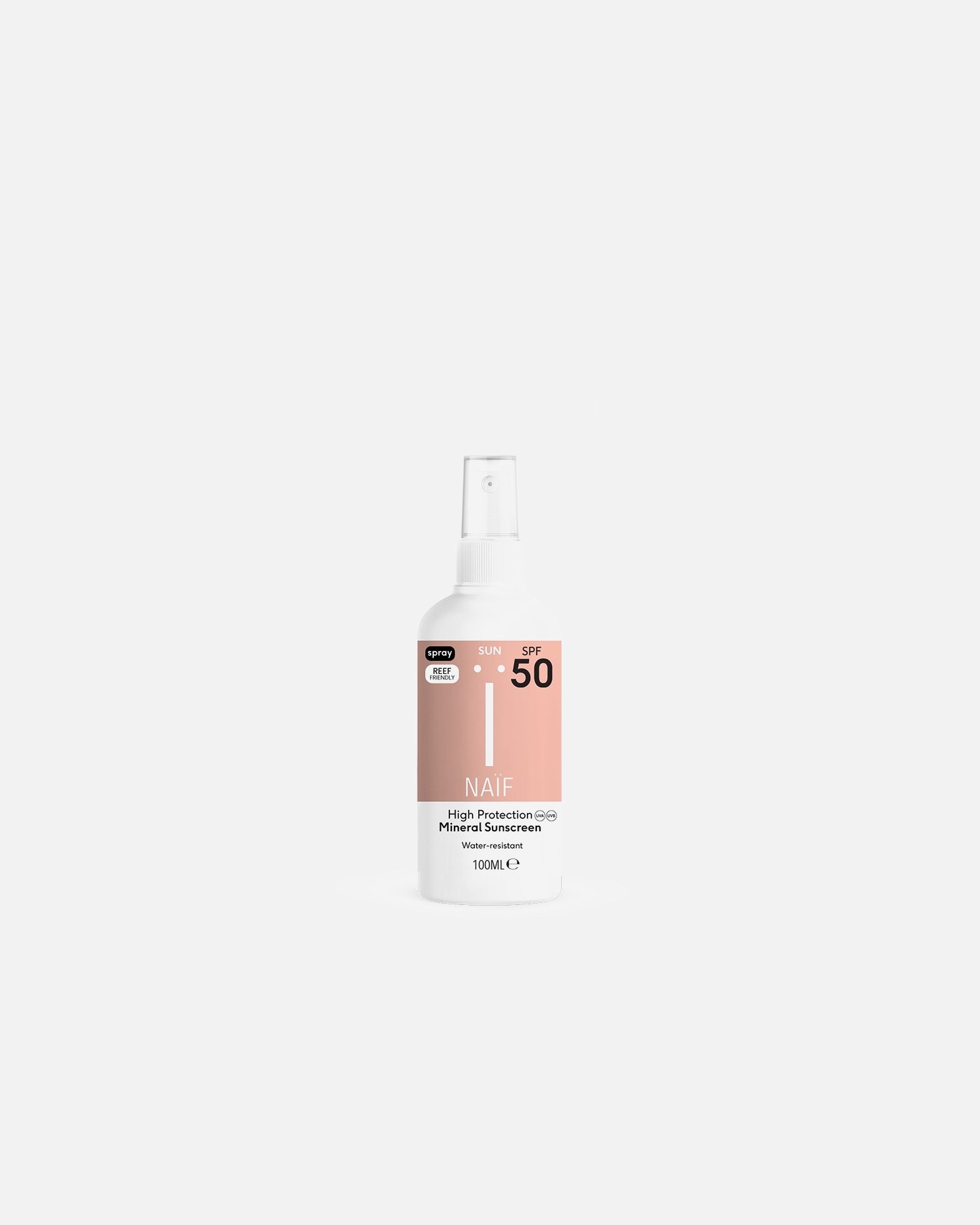 Naif Sun Spray sprej za sunčanje za odrasle, faktor zaštite od sunca 50 – 100 ml