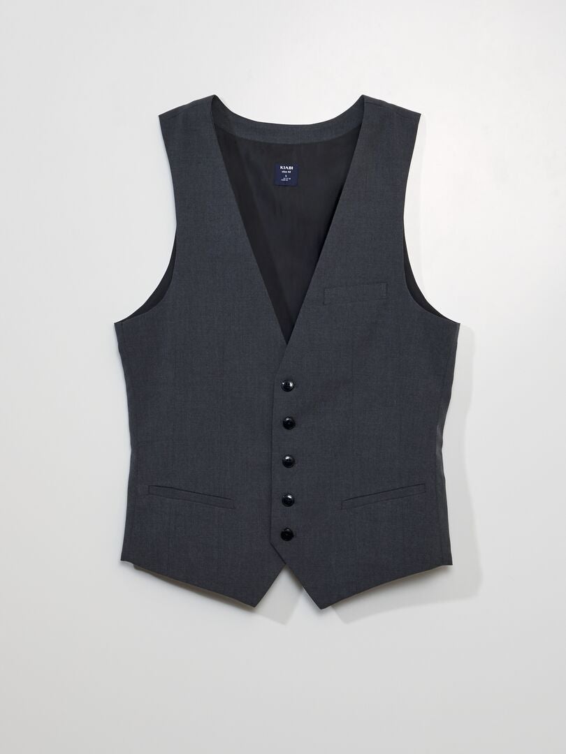 Chaleco estilo camarero - GRIS