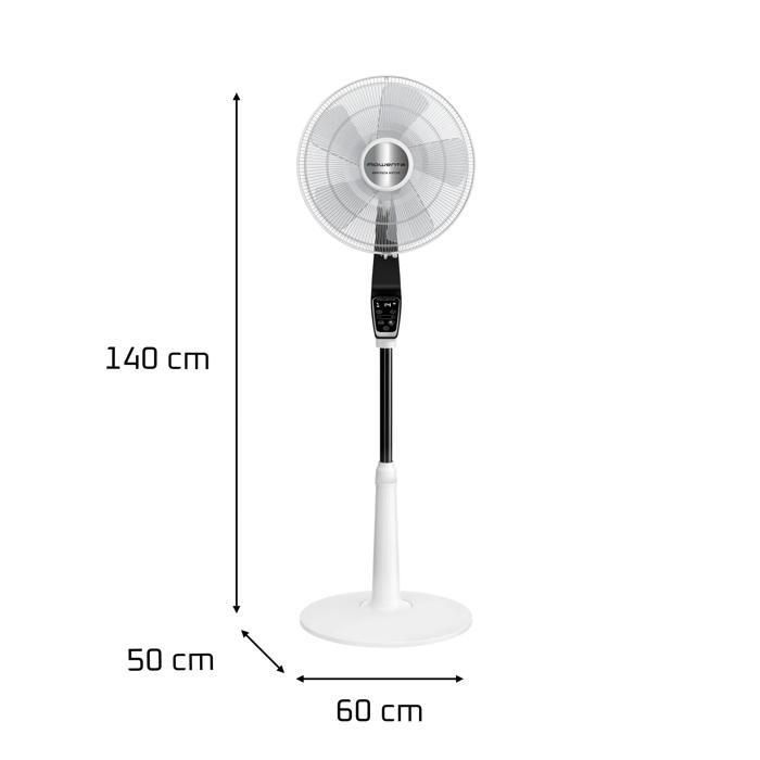 Ventilador de pedestal Rowenta Turbo Silence Extreme, potente y silencioso VU5690F0