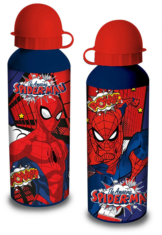 Garrafa de água infantil do Homem-Aranha da Marvel