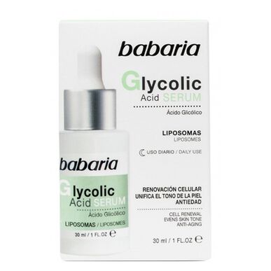 Babaria Glycolic Acid Liposome Serum Päiväauringon ikääntymistä ehkäisevä kasvoseerumi solujen uudistamiseksi 30 ml