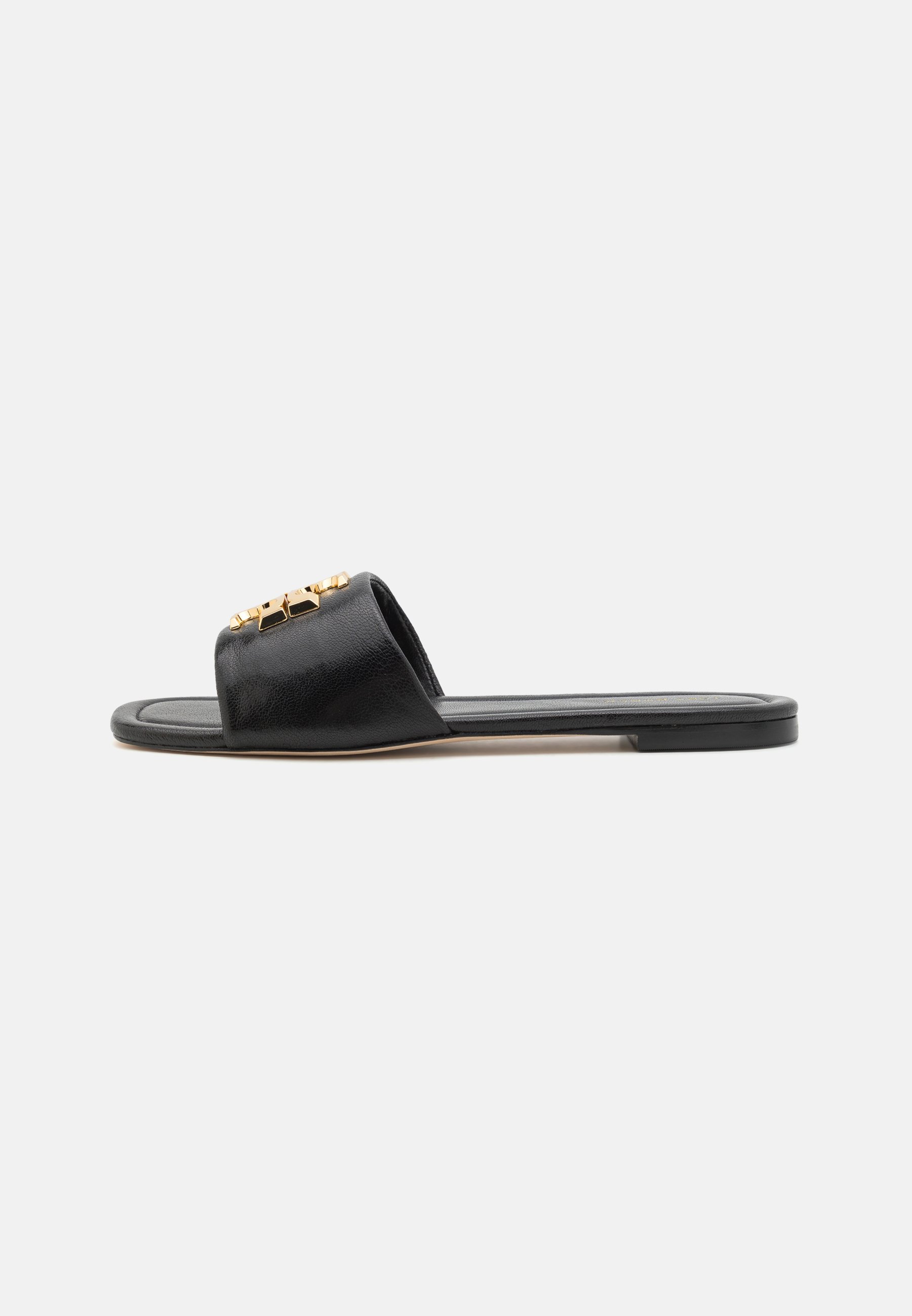Tory Burch ELEANOR SLIDE - Mules - nero/oro perfetto