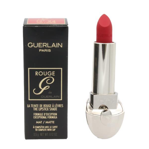 Matná rtěnka Guerlain Rouge G Red odstín č. 24