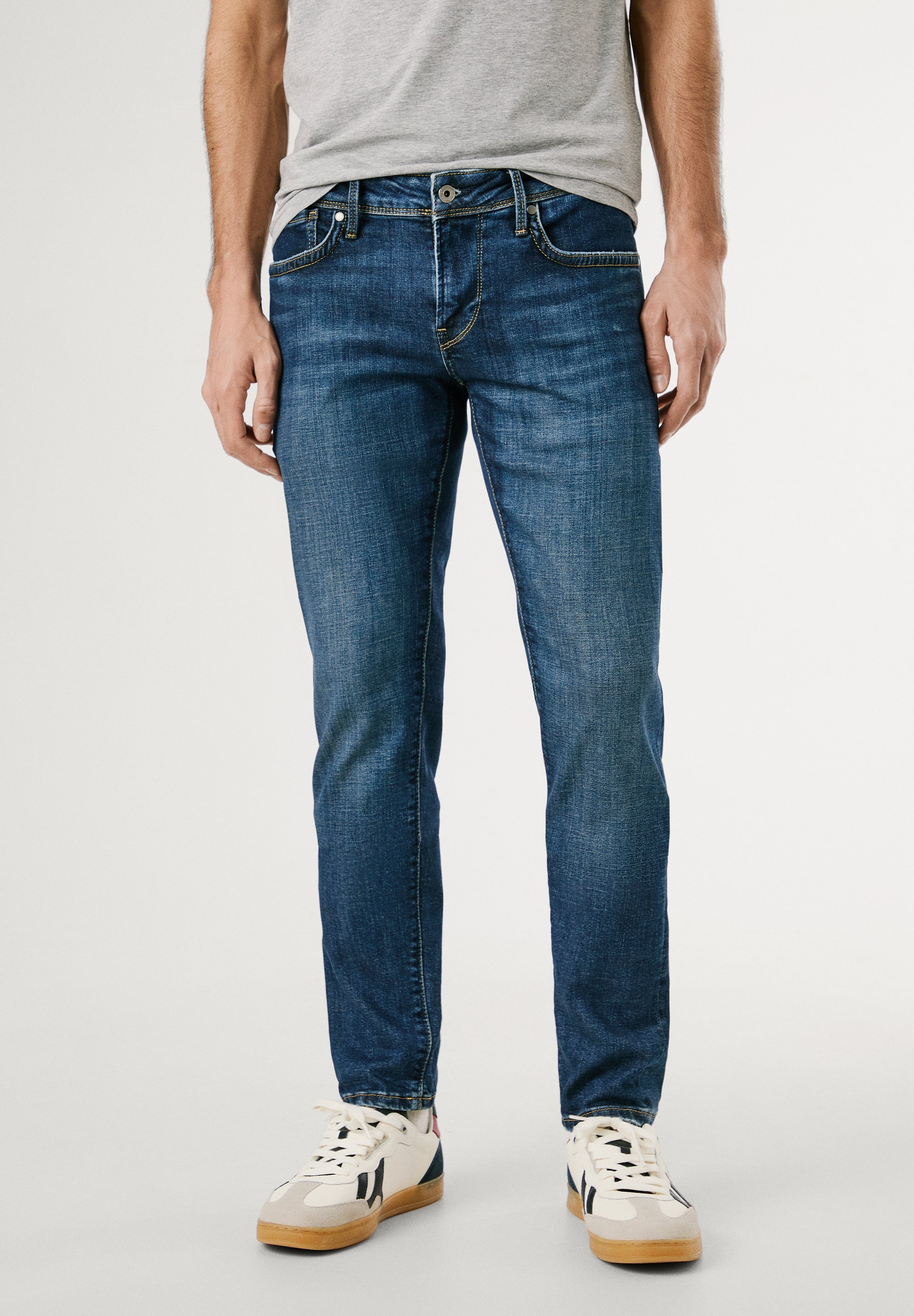 Pepe Jeans HATCH – Slim-Fit-Jeans – dunkelblauer Denim