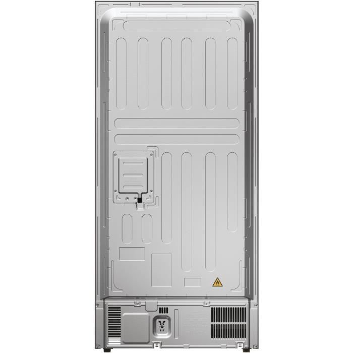 Réfrigérateur multi-portes - HAIER - HCR3818ENMM - Classe E - 467 L - 35 dB - 181,5 x 83,3 x 65 cm - Silver