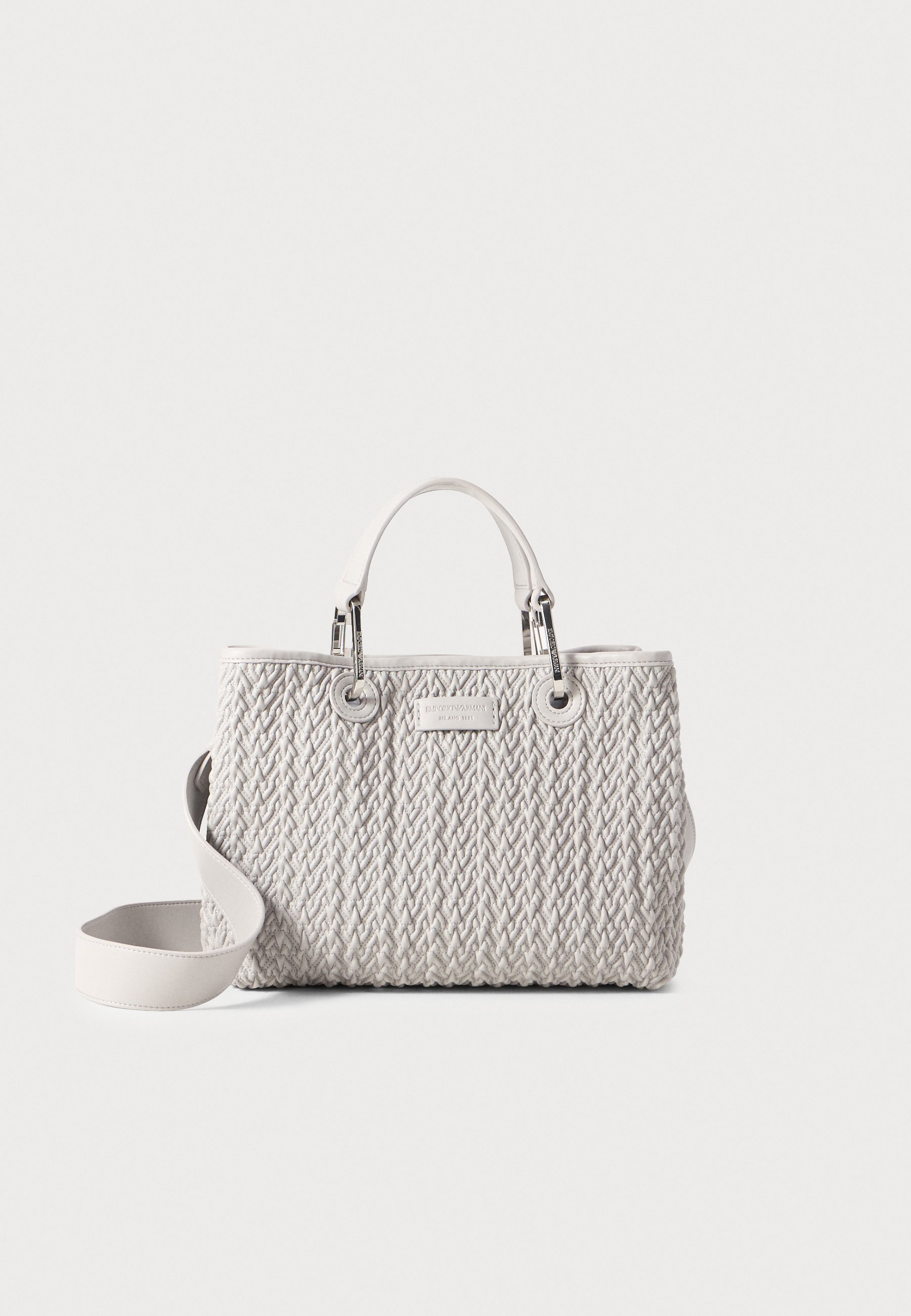 Emporio Armani SHOPPING BAG - Borsa a tracolla - pietra