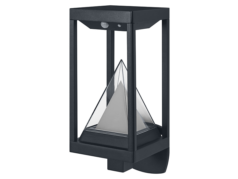 Lampa solarna Smart BT LED z czujnikiem dnia i nocy czarna