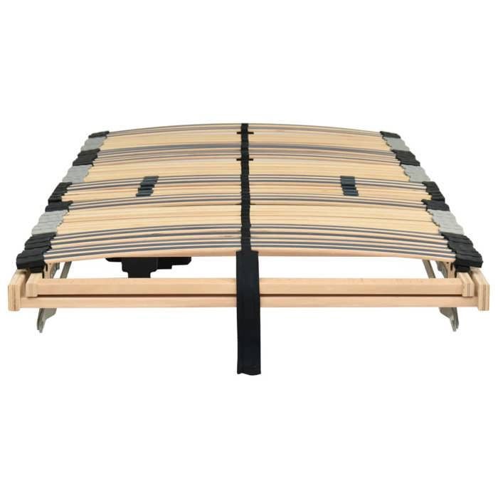 Base de cama eléctrica de láminas - vidaXL - 7 zonas - 80x200 cm - Regulable - Antracita