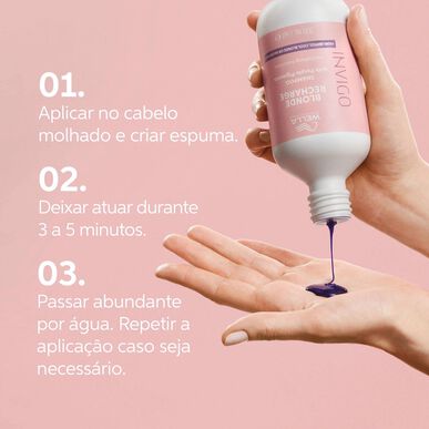 Wella Professionals Invigo Blonde Recharge šampūns - violets šampūns blondiem matiem spīduma uzlabošanai