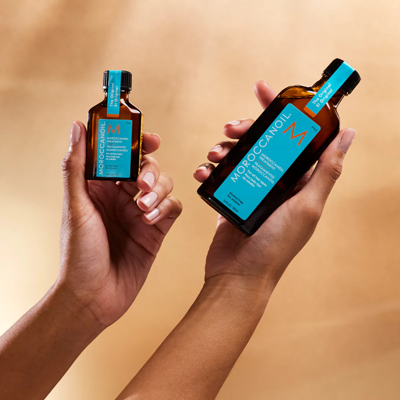 Tratamento Moroccanoil para todos os tipos de cabelo.