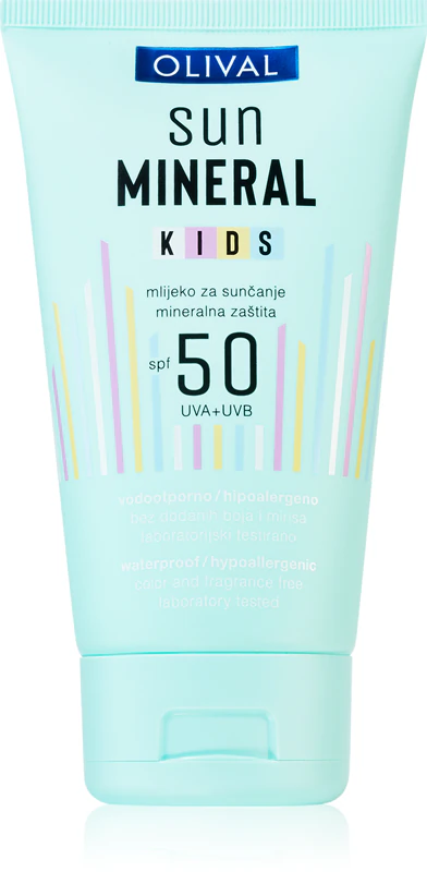 Protetor solar infantil mineral Olival Sun FPS 50