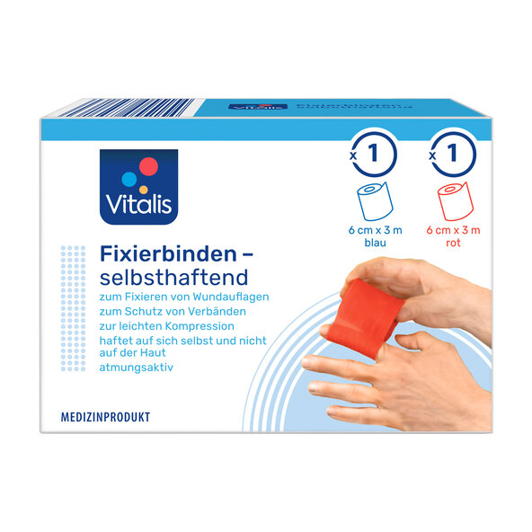 Kohesivt fixeringsbandage, set om 3
