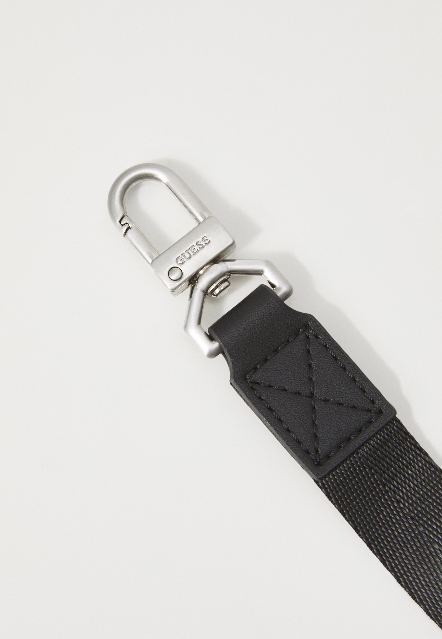 Guess MILANO DOUBLE CROSSBODY - Crossbodytas - zwart/limoengroen
